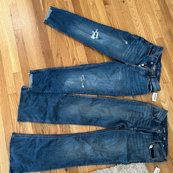 Old navy Jeans bundle size 2 petite length ultra high flare & straight - Picture 4 of 8